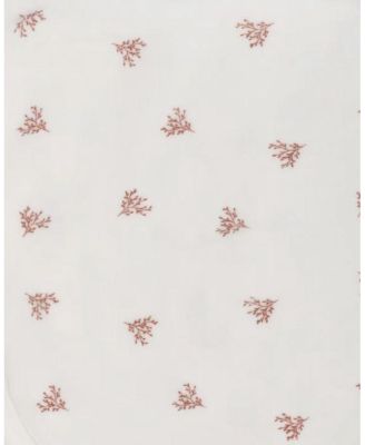  Unisex Velour Leaf Pattern Collection Bib -Baby