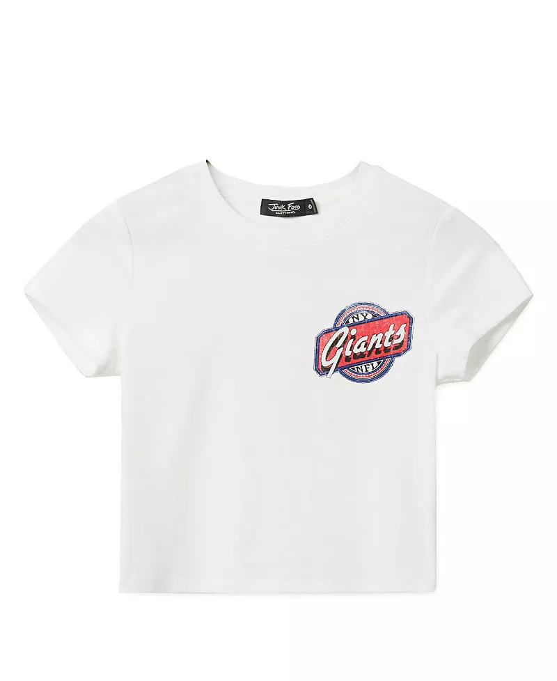 Junk Food Clothing Women's Nfl New York Giants Cheers Baby Tee