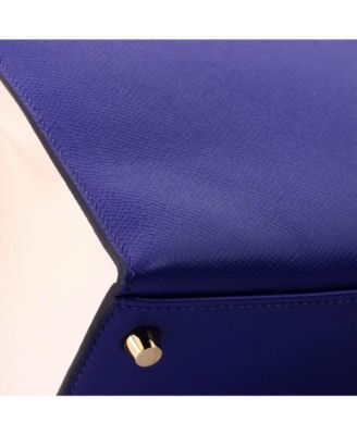 Kelly 28 Handbag Bicolor Epsom with Gold Hardware