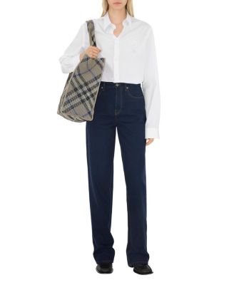  Medium Check Knitted Tote