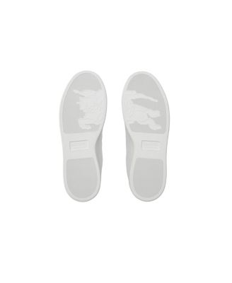  Women's Embossed Check Leather Set Sneakers