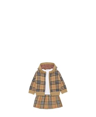 Boys' Check Wool Zip Hoodie - Baby, Little Kid