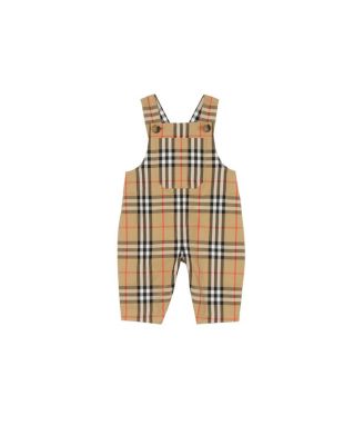 Unisex Check Cotton Three-Piece Baby Gift Set - Baby