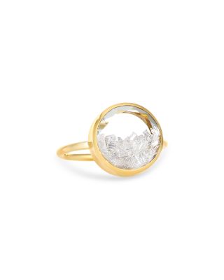 Moritz Glik 18K Yellow Gold Diamond Core 12 Ring