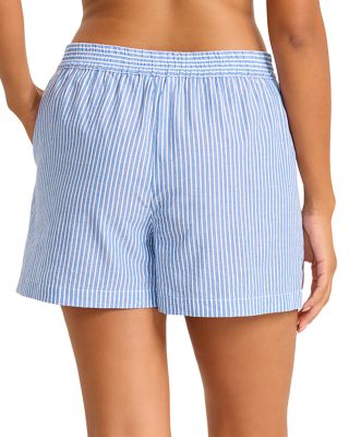Coastline Striped Cover Up Shorts