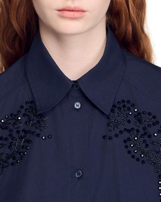 Beaded Embroidered Shirt