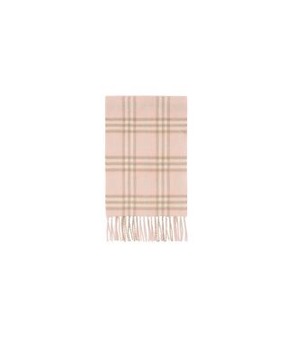 Unisex Check Cashmere Scarf - Big Kid