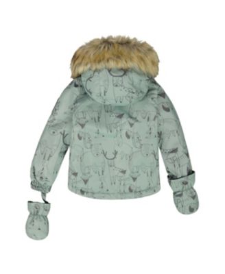  Boys' Two-Piece Play Snowsuit Animal Print Jacket - Baby, Little Kid