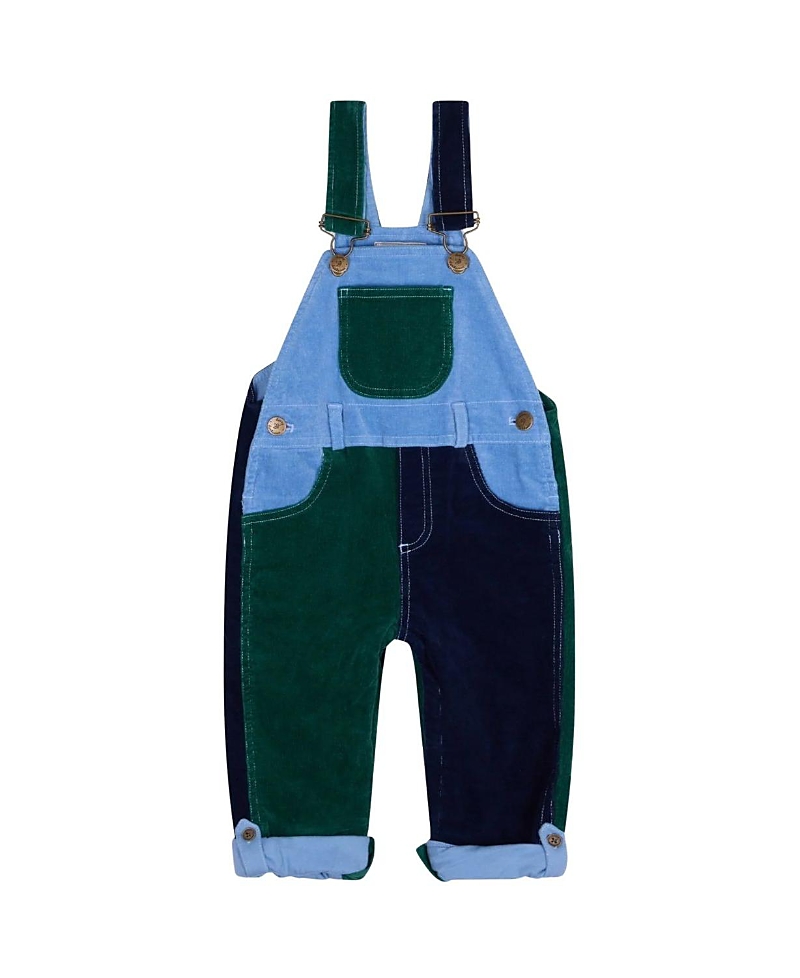 Dotty Dungarees Unisex Blackthorn Patchwork Corduroy Overall - Baby, Little Kid, Big Kid