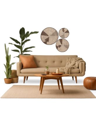 Wall Basket Graphic Print, Set of 3