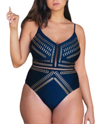 Biliblond Kim Onepiece Swimsuit In Multi