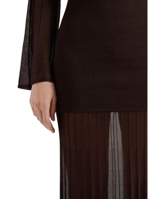 Haisley Sheer Knitted Maxi Dress