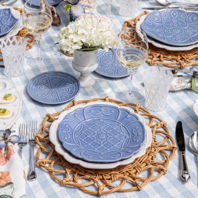 Jardins du Monde Assorted Dessert/Salad Plates, Set of 4