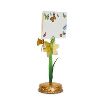 Meadow Walk Daffodil Place Card Holder