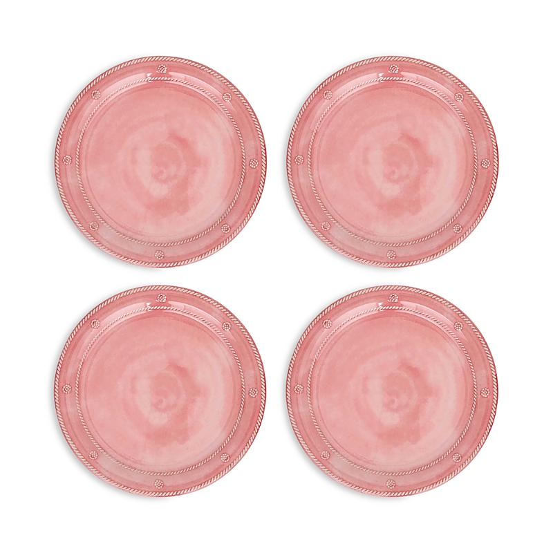 Juliska Berry & Thread Melamine Dinner Plate, Set Of 4 In Pink