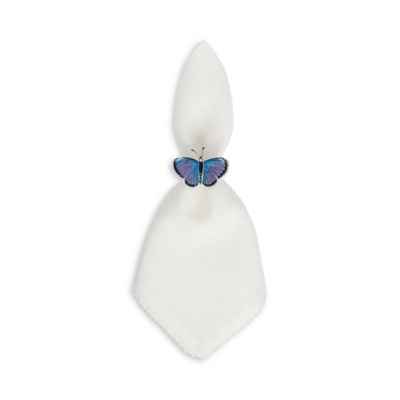 Meadow Walk Butterfly Napkin Rings, Set of 4