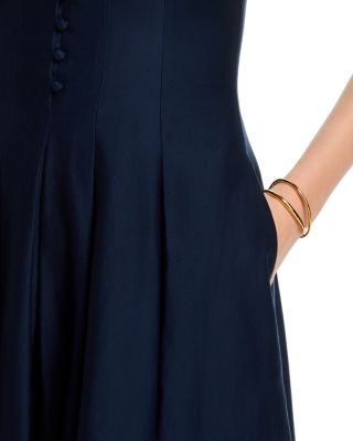 Sateen Midi Dress