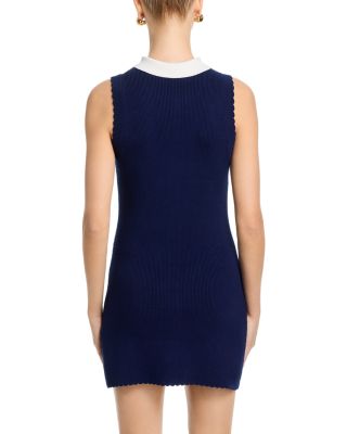 Bennet Rib Knit Contrast Dress