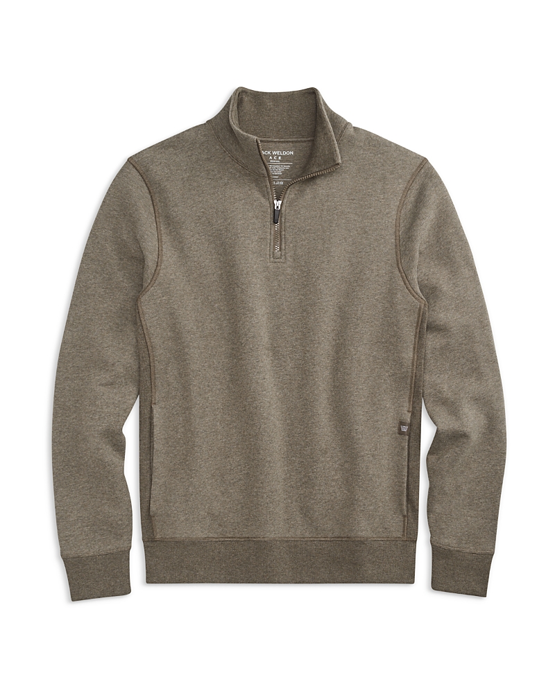 Mack Weldon Ace Relaxed Fit Quarter Zip Sweater