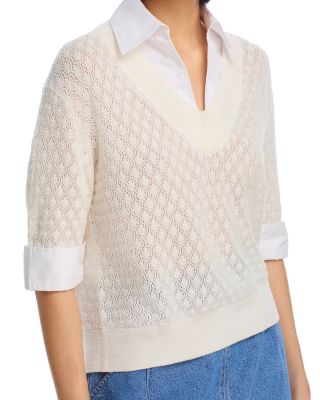 Esme Pointelle Knit Top