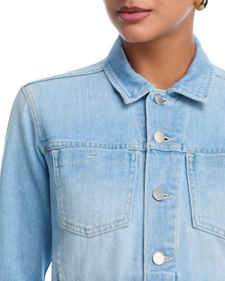 Janelle Slim-Fit Raw Denim Jacket