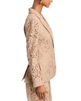 Chamberlain Lace Blazer, Aislin Lace Bralette Top & Livvy Lace Straight Leg Trousers