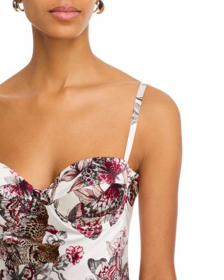 Sayla Bias Cut Silk Maxi Dress