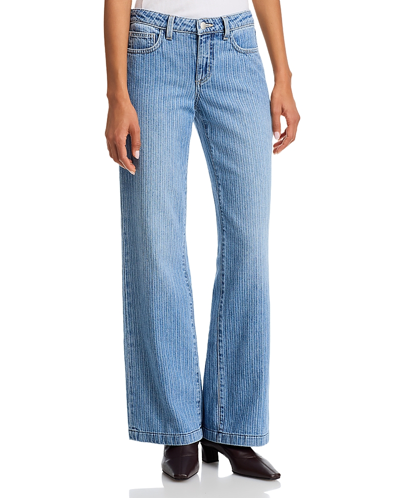 L'Agence Joanne Low Rise Wide Leg Jeans in Carmel