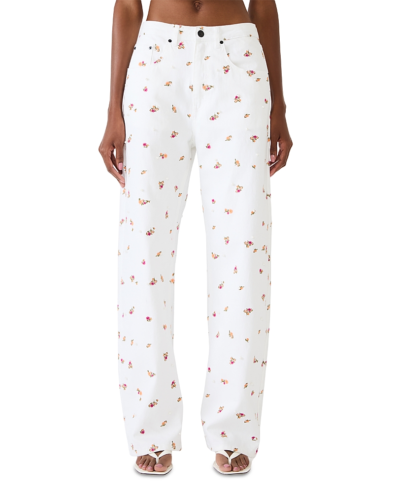 Steve Madden Sydnee Mid Rise Relaxed Barrel Jeans in Antique