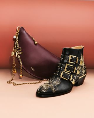 Icons Mini Leather Halfmoon Bag