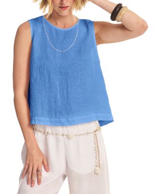 Maxine Linen Sleeveless Top