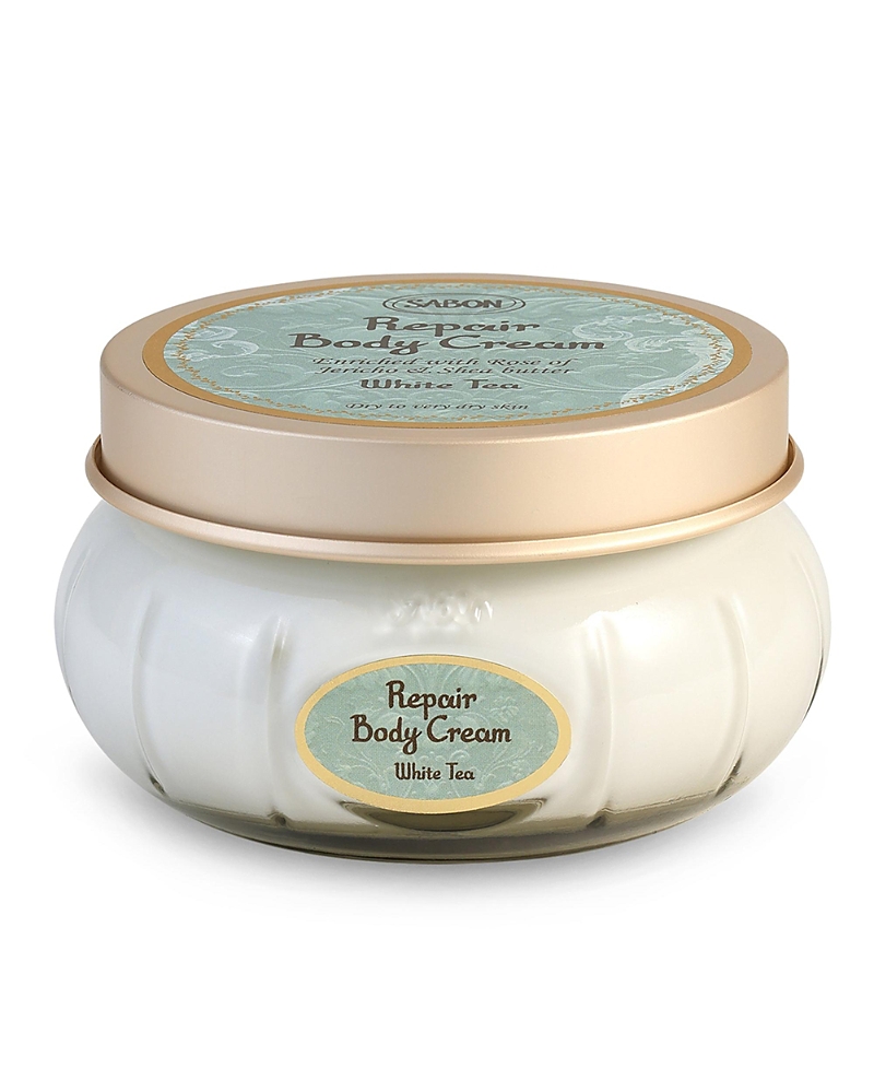 Sabon White Tea Repair Jar Body Cream, 200Ml