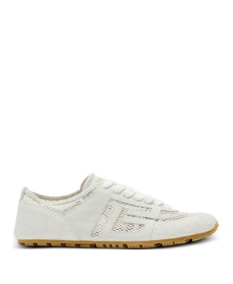  Women's Racer 45 Trainers in Calfskin, Suede and Nylon