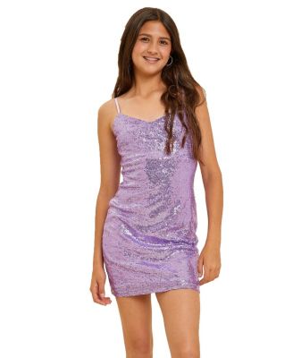  Girls' Sequin Mini Dress - Big Kid