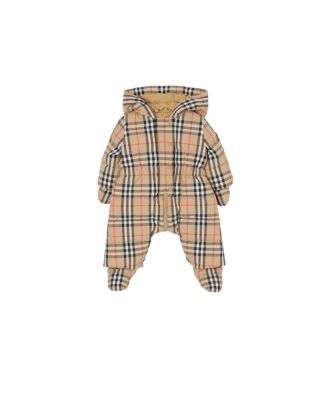 Unisex Check Puffer Suit - Baby