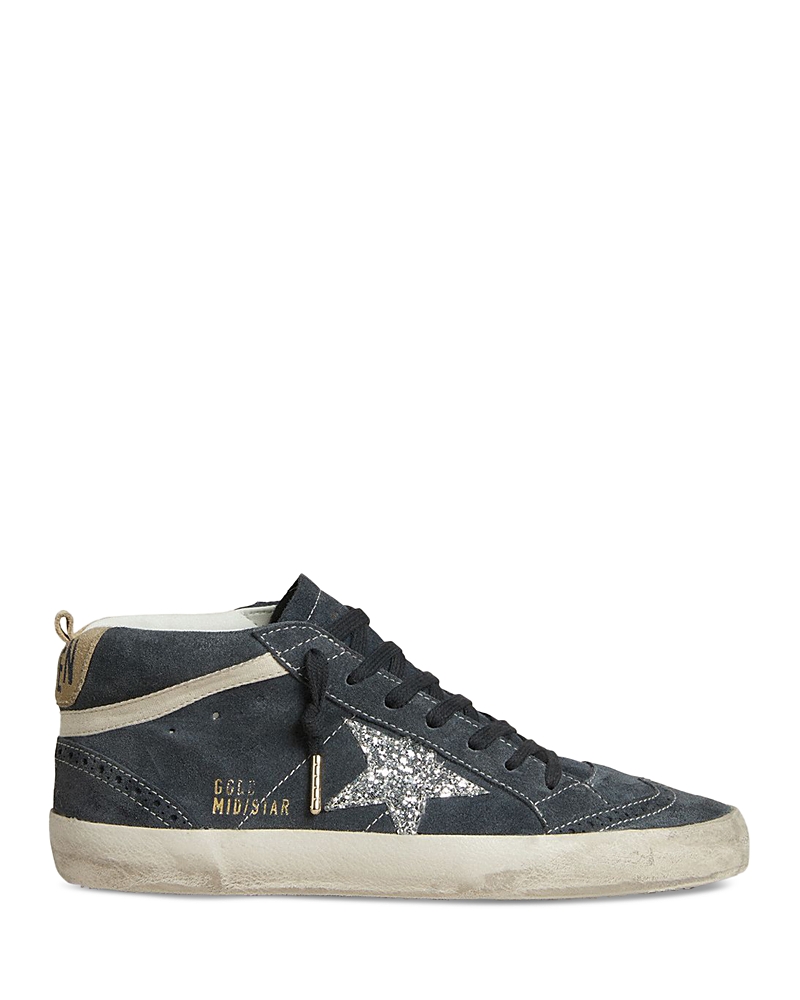 Golden Goose Women's Mid Star Suede Sneakers
