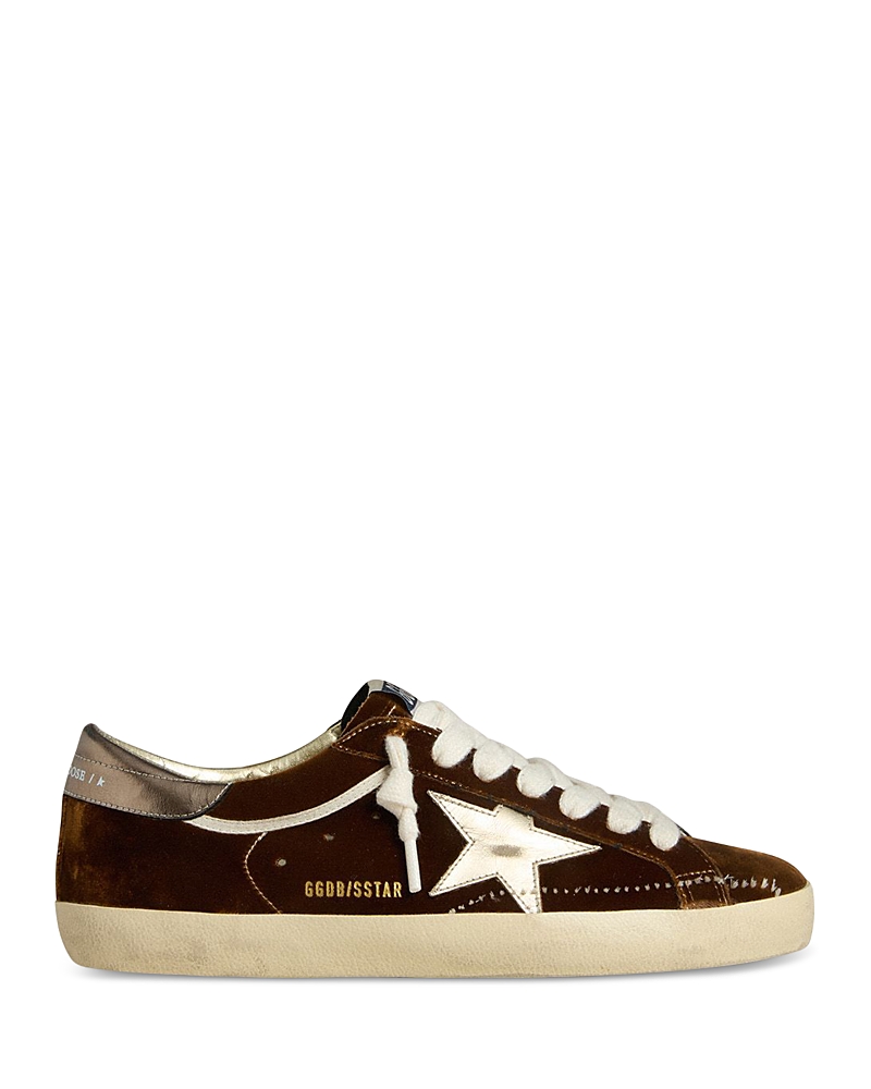 Golden Goose Women's Super Star Velvet Up Low Top Sneakers