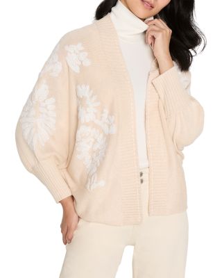 Embroidered Cardigan Sweater