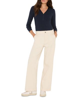 Weekend High Rise Wide Leg Jeans in Canvas