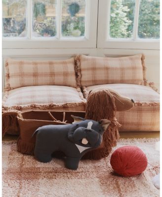 Lorena Canals Wouf Wouf Washable Rug Tartan Rose 2'11"x3'11" Area Rug