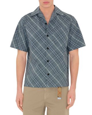 Relaxed Fit Check Cotton Shirt