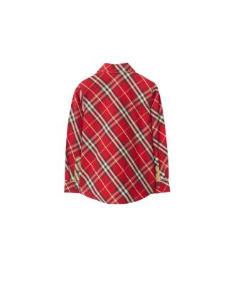 Boys' Check Cotton Shirt - Little Kid, Big Kid