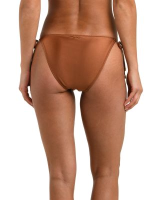 Annabelle Shimmer Triangle Bikini Top & Britt Shimmer Side Tie Swim Bottom