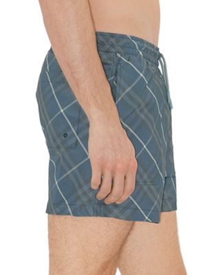 Relaxed Fit Check 4.1" Swim Shorts