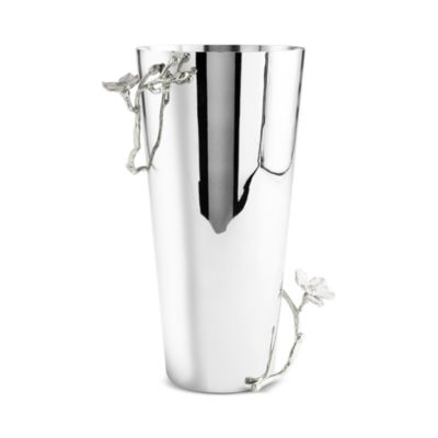 Silver Orchid Large Vase