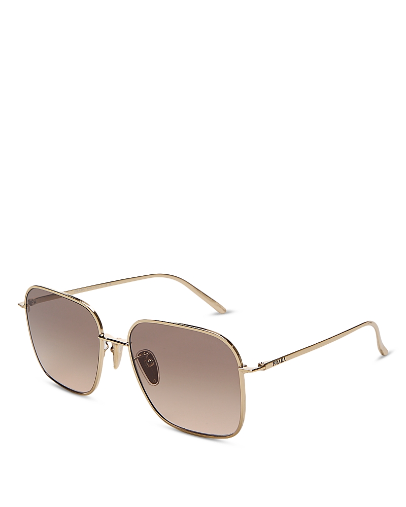 Prada Square Sunglasses, 57mm