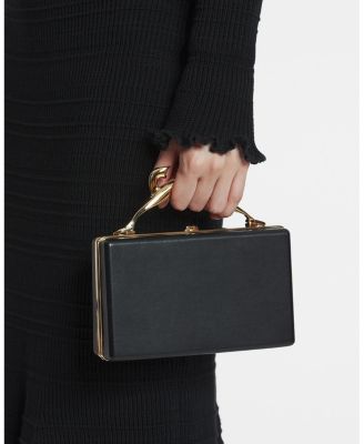 Fusion Cat Leather Clutch Bag