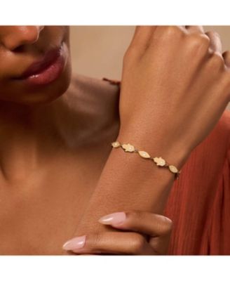  Illuminated Paths Evil Eye & Hamsa Gold Bracelet