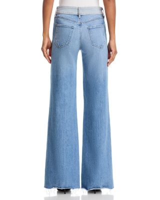 Louane Ultra High Rise Wide Leg Flared Jeans in Bexley