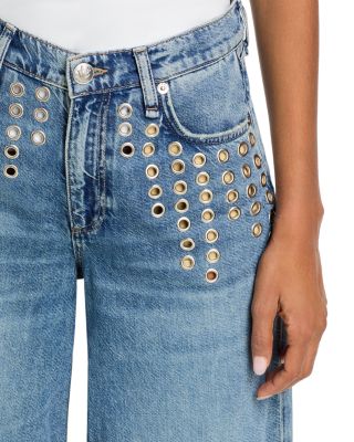 Featherweight Sofie High Rise Wide Leg Jeans in Amalfi